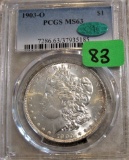 1903-O Morgan Dollar PCGS MS 63/CAC