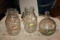 (3) Antique Glass Jars