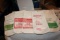 (6) Cloth Lead Sacks, Winchester, Remington, Hornady