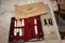 (3) Never Used Manicure Sets and Hand Bag