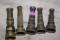 (5) Vintage Brass Nozzles