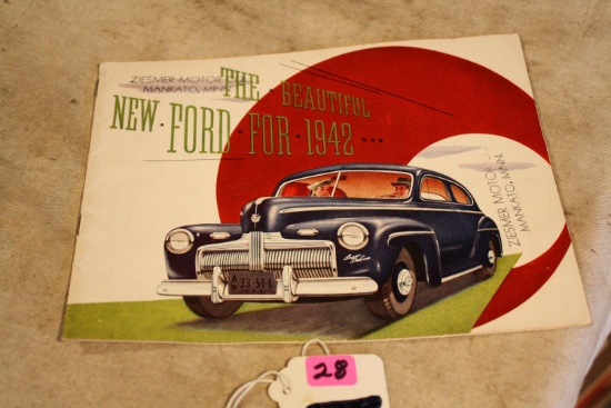 Great 1942 Ford Dealer Catalog