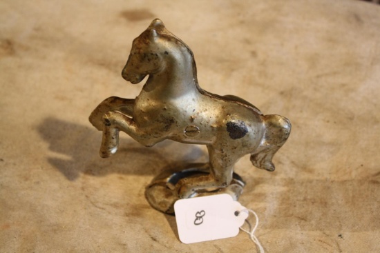 Antique Cast Iron Orig. Rearing Horse Bank