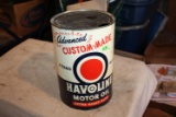 Antique 5 Quart Havoline Motor Oil Can