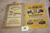 (2) Rawleigh's Stock Mixtures, Dadant's 1917 Bee Supplies Catalog