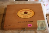 Antique Wood Cigar Box