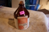 Rare Crock Bottle Caulk, 5 Pounds, 20th Century Mercury