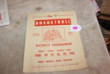 Class C District Basketball Program, 1961 Pender