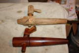 (2) Wood Whiskey Spigots