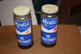 (2) Mystik Oil Bottles