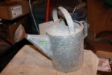 Galvanized Watering Can, Brass Nozzle