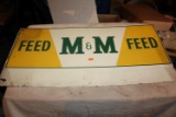 M&M Feed Tin Sign