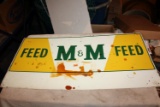 M&M Feed Tin Sign