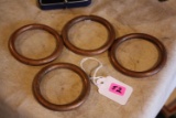 (4) Antique Copper Rings