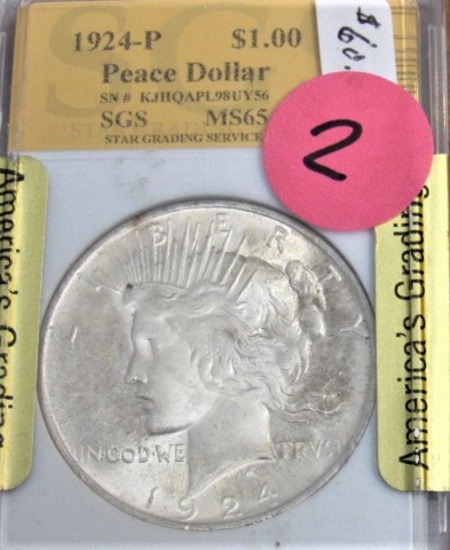 1924-P Peace Dollar