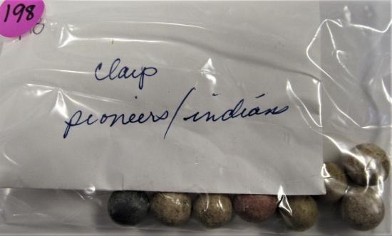 Clay Pioneers Indian Marbles