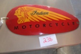 Indian Tank Porcelain Sign