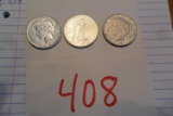 1924, 22, 22 Peace Silver Dollars