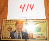 Trump 24 ct. Foil 1000 Bill