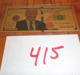 Trump 24 ct. Foil 1000 Bill