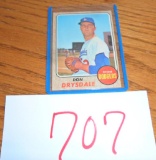 1968 Tops #145m Don Drysdale