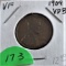 1909 VDB Lincoln Cent VF