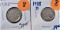 (2) 1938-D Buffalo Nickels