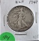 1940 Walking Liberty Half F