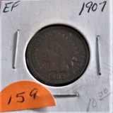 1907 Indian Head Cent EF