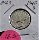 1942-D Mercury Dime MS63