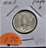 1944-D Mercury Dime MS63