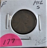 1912-S Lincoln Cent F