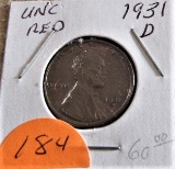 1931-D Lincoln Cent UNC