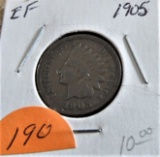 1905 Indian Head Cent EF