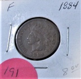 1884 Indian Head Cent F