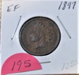 1897 Indian Head Cent EF