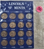 1940-1955 S-Mint Lincoln Cents