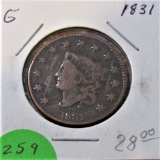 1831 Large Cent G