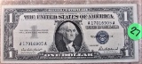 1957-A 1 Dollar Silver Certificate Uncirculated