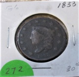 1833 Large Cent G