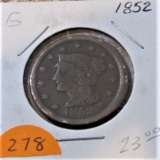1852 Large Cent G