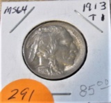 1913 Type 1 Buffalo Nickel MS64