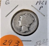 1921-P Mercury Dime G