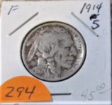 1914-S Buffalo Nickel F