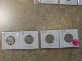 (4) Buffalo Nickels