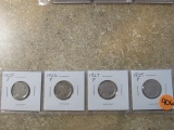 (4) Buffalo Nickels