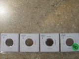 (4) Lincoln Wheat Back Cents