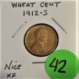 1912-S Wheat Cent