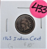 1863 Indian Penny