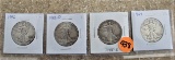 1942, 42-D, 42-S, 44 Liberty Half Dollars